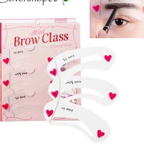 Set 2 Khuôn kẻ chân mày tiện tích Mini Brow Class bộ 3 kiểu 808222
