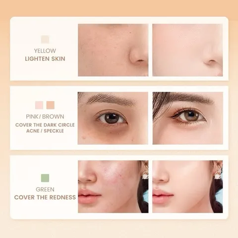 Bảng Kem Che Khuyết Điểm CONCEALER 5 Màu Độ Che Phủ Cao, Chống Nước Lâu Trôi 808275