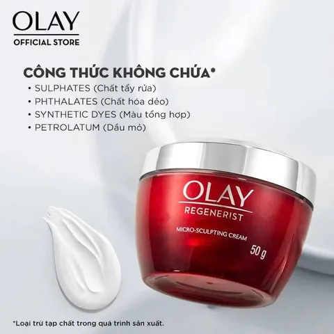 Kem Dưỡng Olay Regenerist Giúp Trẻ Hóa Xóa Nếp Nhăn Hiệu Quả 50g [hàng nhập khẩu]