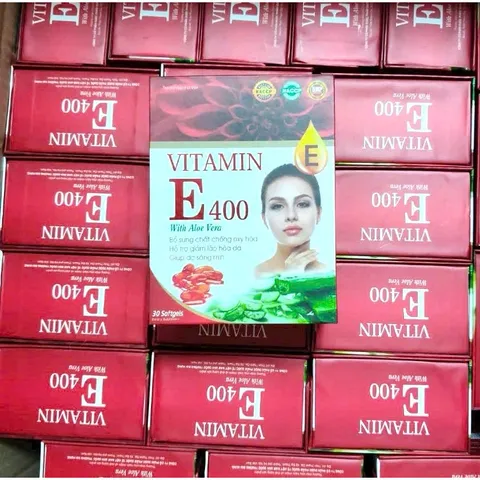 Vitamin E 400 Vitamin E Natural 400 Chống Oxy Hoá Đẹp Da sáng da, mờ thâm, tăng đàn hồi cho da