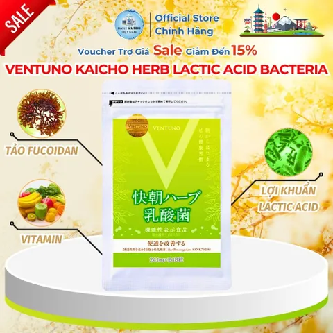 [Xuất Kèm VAT] Gói 248 Viên Bí Kíp Cho Vóc Dáng Thon Gọn, Giảm Cân - Ventuno Kaicho Herb Lactic Acid Bacteria