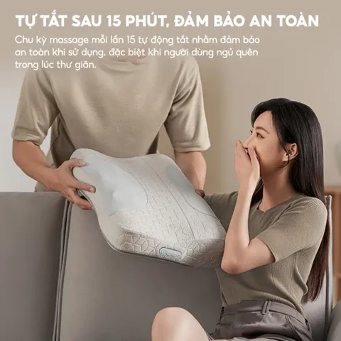 GỐI MASSAGE THƯ GIÃN KÈM LOA BLUETOOTH PHILIPS PPM3502N