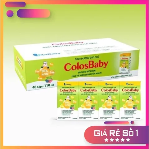 Thùng 48 Hộp Sưã Bột Pha Sẵn ColosBaby Gold 110ml
