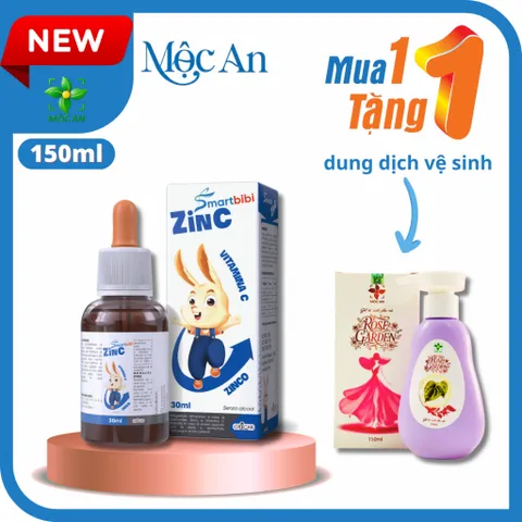 FERROLIP BABY Sắt Hữu Cơ Dạng Siro Nhỏ Giọt Hương Vị Đào Hộp 30ml Và Kẽm ZinC Smartbibi Hộp 30ml 808488