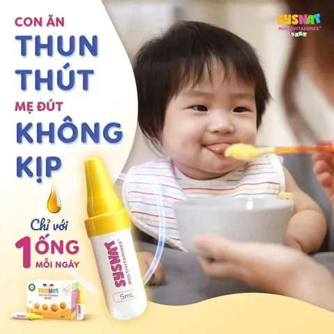 Sysnat Multivitamines _ Vitamin Tổng Hợp Hỗ Trợ Sức Khỏe Tăng Cường Miễn Dịch Cho Bé