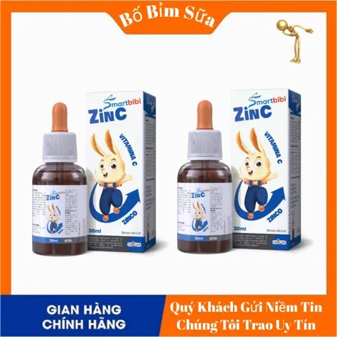 FERROLIP BABY Sắt Hữu Cơ Dạng Siro Nhỏ Giọt Hương Vị Đào Hộp 30ml Và Kẽm ZinC Smartbibi Hộp 30ml 808488