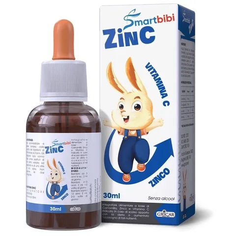Kẽm Hữu Cơ Smartbibi ZinC Bổ Sung Vitamin C Hỗ Trợ Cải Thiện Bé Biếng Ăn Hộp 30ml Hàng Chính Hãng