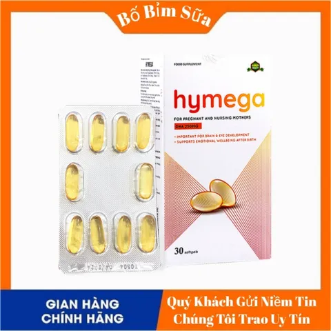 Hymega VIÊN UỐNG DHA Siêu tinh khiết cho mẹ bầu { Mã 249 } 808505