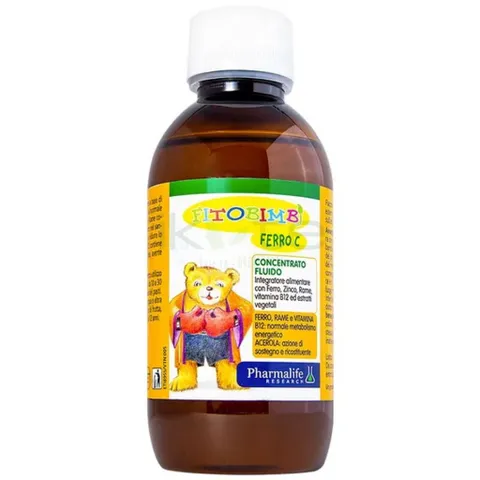 Fitobimbi Ferro C Bổ Sung Sắt,Kẽm,Vitamin C.Tăng Đề Kháng,Bổ Máu Cho Bé { Mã 285 }