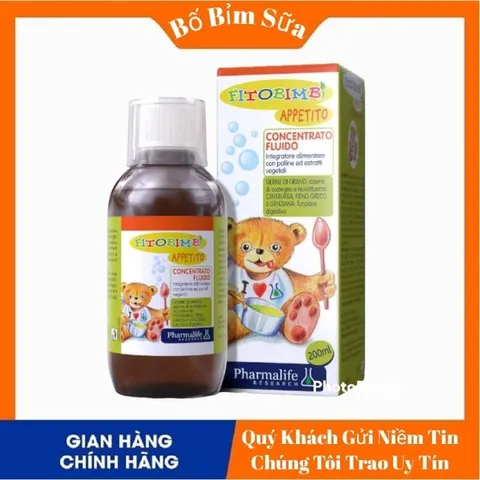 [ MUA 1 TẶNG 1 ] FITOBIMBI APPETITO GIÚP BÉ ĂN NGON, TIÊU HÓA KHỎE MẠNH NHẬP KHẨU