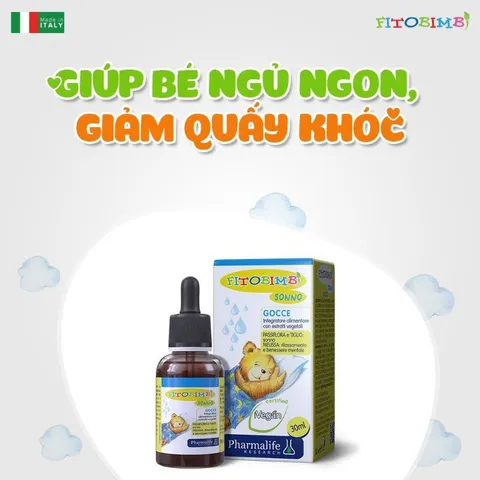 Siro Giúp Bé Ngủ Ngon FITOBIMBI SONNO  Bổ Sung Vitamin { Mã 295 }