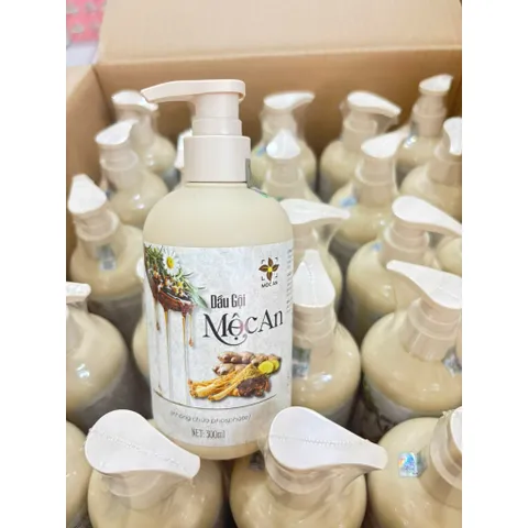 [ MUA 1 TẶNG 1] Dầu Gội MỘC AN Thành Phần Từ Thiên Nhiên Nhân Sâm + Gừng + Bồ Kết Chai 300ml