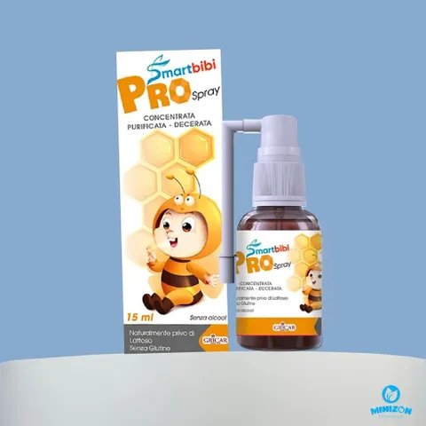 Smartbibi Pro Spray hỗ trợ tăng cường sức khỏe Đường hô hấp trên làm dịu ho, giảm đau họng 808524