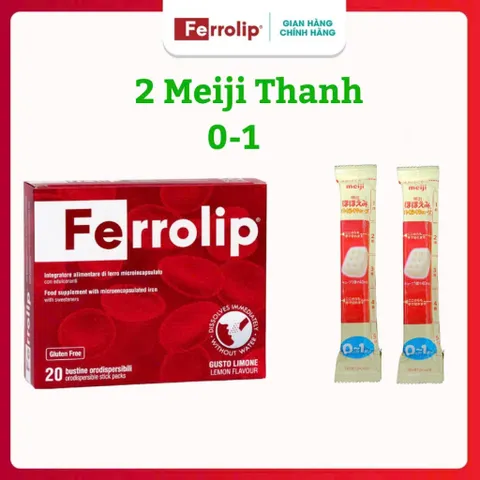 Sắt Hữu Cơ Ferrolip liposome bổ sung sắt cho mẹ bầu phụ nữ mang thai người thiếu sắt