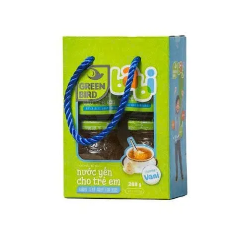 Nước Yến NutriNest Green Bird Babi Bổ Sung Dinh Dưỡng Cho Bé Từ 9 Tháng Hương Vani Lốc 4 Hũ 72g 808551