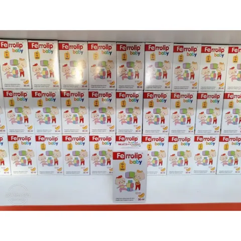 🆘 Sắt FERROLIP BABY sắt hữu cơ dạng siro nhỏ giọt nhập khẩu Italya Hộp 30ml Hàng Chính Hãng