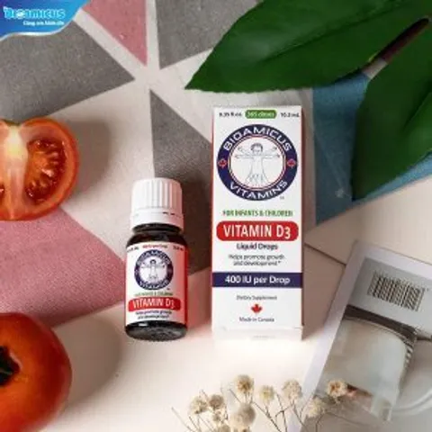 🆘 Bioamicus Vitamin D3 Bổ Sung Vitamin D3 Giúp Phát Triển Xương, Răng Ở Trẻ 808564