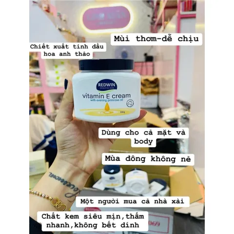 Kem dưỡng ẩm Redwin Vitamin E Cream 300g 808606
