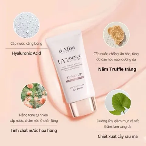 Kem Chống Nắng Hàn Quốc Nâng Tông Da Waterfull Essence SPF50+ PA++ 50ml 808637