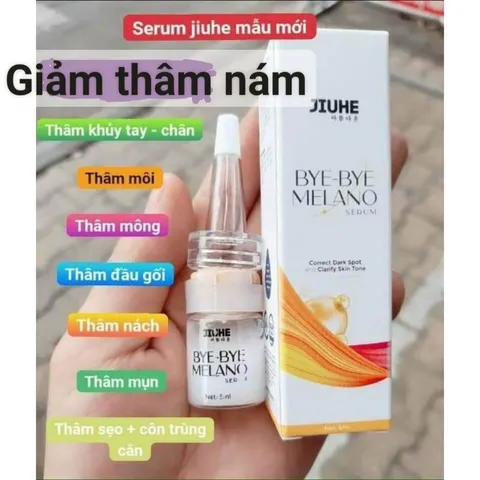 Serum giảm thâm trắng da Jiuhe Bye-Bye Melano 5ml không hộp giấy 808672
