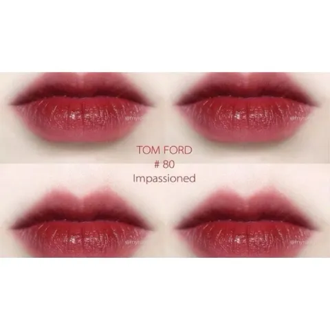Mới về - son TF màu 80 Impassioned fullsize – Đỏ Nâu -son lì mềm mượt môi 808706