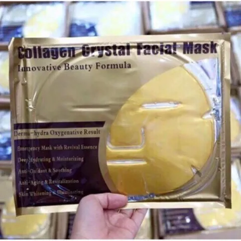 COMBO 10 MẶT NẠ MẶT COLLAGEN CRYSTAL FACIAL MASK - LÀM TRẮNG, TÁI TẠO , GIÚP GIẢM THÂM HIỆU QUẢ VÀ NGĂN NGỪA LÃO HOÁ DA 808738