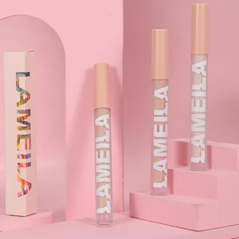 HOT Kem Che yếu điểm Mịn Lì Kiểm LAMEILA sáng bóng loáng giữ ẩm kiềm dầu make up lâu trôi 2 sắc màu tùy chọn 808767