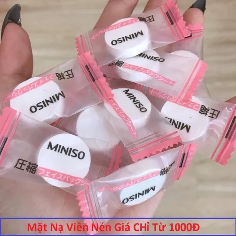 Combo 10 Mặt nạ dạng viên nén MINISO JAPAN 809063