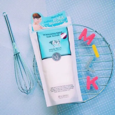 Muối sữa tẩy tế bào chết Whitening Q10 Thái Lan rất giàu tinh chất sữa bò 809087