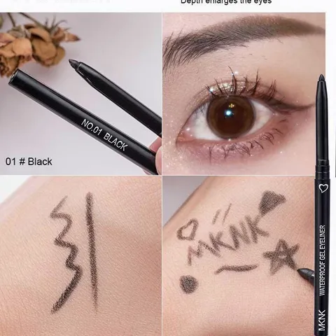 HOT Chì kẻ mắt chống thấm nước chống các giọt mồ hôi không nhòe black color nâu 809152