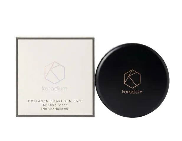 Phấn Phủ Nén Kiềm Dầu, Dưỡng Da Karadium Collagen Smart Sun Pact SPF50+/PA+++ 11g [hàng nhập khẩu]