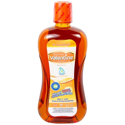 Nước súc miệng Thái Dương hương bạc hà (Chai 500ml) sát trùng răng, miệng, vòm họng, khử mùi hôi, hỗ trợ chống sâu răng