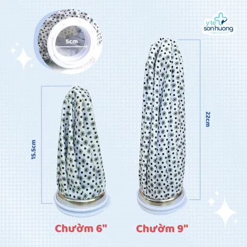 Túi chườm đa năng bằng vải giúp giữ nhiệt tốt, chống thấm và không bị rò rỉ nước ra ngoài.
