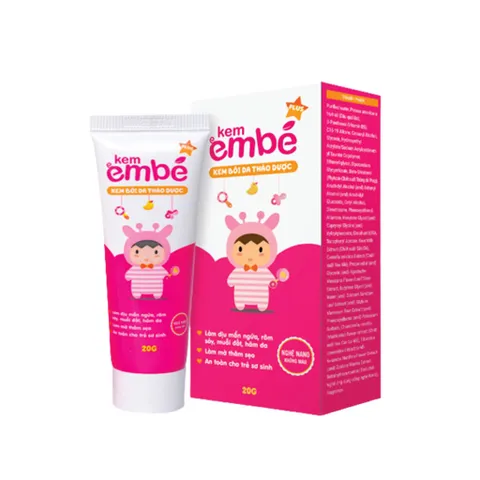 Kem Em Bé Plus (Tuýp 20g) Giảm sưng, tấy và ngứa ngáy do rôm sảy, hăm da, mụn nhọt, muỗi đốt hoặc côn trùng cắn.