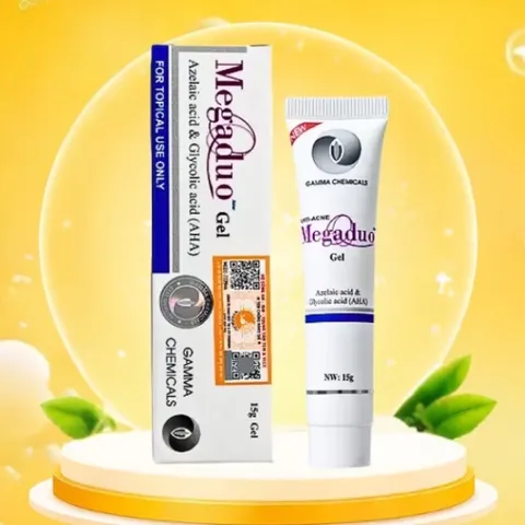 Gel bôi giảm mụn Megaduo Plus (Tuýp 15g) Giúp giảm mụn trứng cá, mụn viêm, giảm sẹo thâm, dưỡng ẩm và làm sáng da