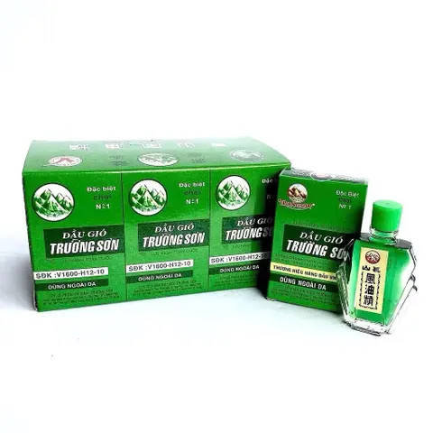 Dầu gió Trường Sơn (Chai 6ml) Giảm các triệu chứng cảm cúm, nhức đầu, sổ mũi