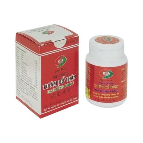 Tư Âm Bổ Thận Đại Hồng Phúc (Chai 80 viên) Hỗ trợ bổ thận, điều hòa chức năng thận.