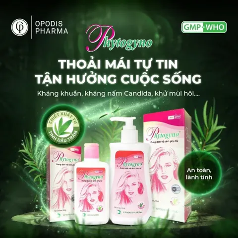 Dung dịch vệ sinh phụ nữ Phytogyno (Chai 100ml) Hỗ trợ phòng ngừa các bệnh viêm nhiễm phụ khoa