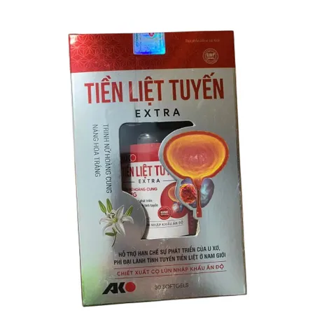 Viên uống TIỀN LIỆT TUYẾN Extra (Chai 30 viên) Hỗ trợ giúp cải thiện các triệu chứng như tiểu nhiều lần, tiểu đêm.