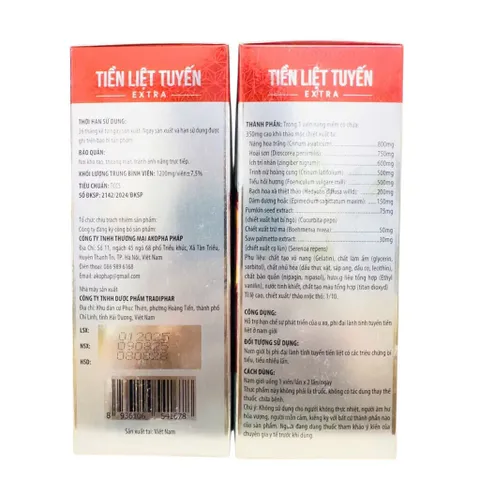 Viên uống TIỀN LIỆT TUYẾN Extra (Chai 30 viên) Hỗ trợ giúp cải thiện các triệu chứng như tiểu nhiều lần, tiểu đêm.