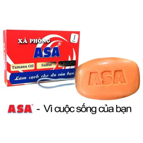 Xà Phòng ASA Giúp vệ sinh cơ thể, kháng khuẩn, hạn chế bã nhờn, và hỗ trợ các bệnh da liễu nông.