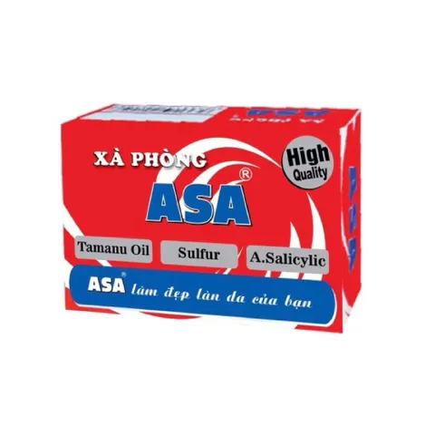 Xà Phòng ASA Giúp vệ sinh cơ thể, kháng khuẩn, hạn chế bã nhờn, và hỗ trợ các bệnh da liễu nông.