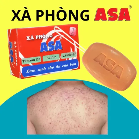 Xà Phòng ASA Giúp vệ sinh cơ thể, kháng khuẩn, hạn chế bã nhờn, và hỗ trợ các bệnh da liễu nông.