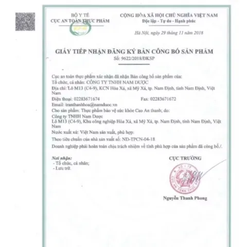 Cao An Thanh (Chai 100ml) Hỗ trợ bổ phổi, giảm ho, giảm đau rát họng, giảm khản tiếng do ho kéo dài hoặc viêm họng.