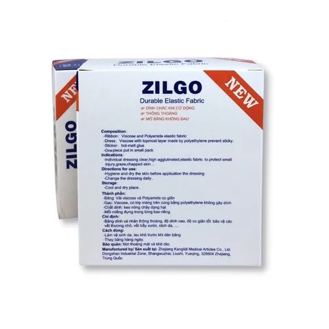 Băng cá nhân ZILGO (Hộp 102 Miếng) Dính chắc, an toàn, dễ sử dụng, mở băng không đau.
