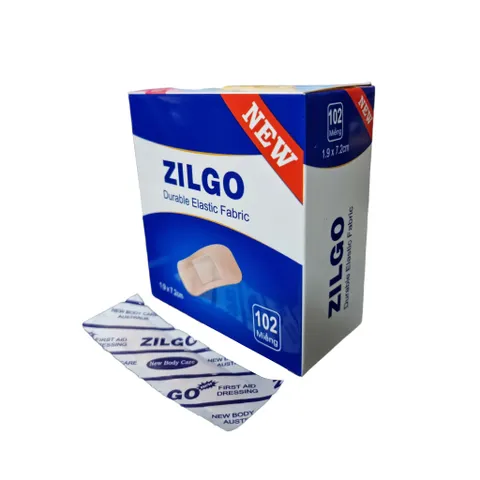 Băng cá nhân ZILGO (Hộp 102 Miếng) Dính chắc, an toàn, dễ sử dụng, mở băng không đau.