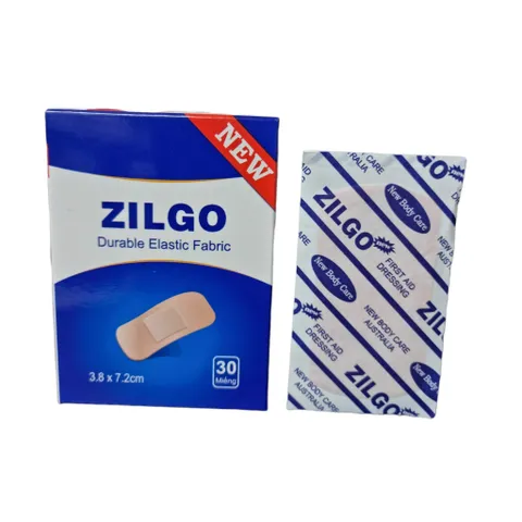 Băng cá nhân ZILGO (Hộp 102 Miếng) Dính chắc, an toàn, dễ sử dụng, mở băng không đau.