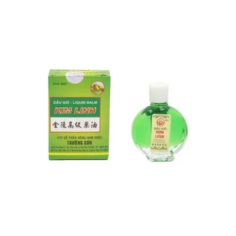Dầu gió Kim Linh (Chai 6ml) Giúp giảm các triệu chứng cảm cúm, sổ mũi, nhức đầu.