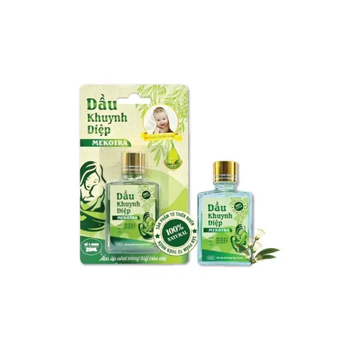 Dầu Khuynh Diệp MEKOTRA (Chai 28ml) Thành phần tự nhiên an toàn cho mẹ và bé, ấm áp như vòng tay của mẹ.