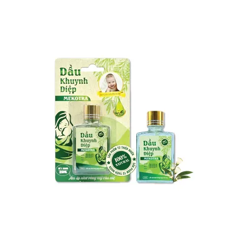 Dầu Khuynh Diệp MEKOTRA (Chai 28ml) Thành phần tự nhiên an toàn cho mẹ và bé, ấm áp như vòng tay của mẹ.